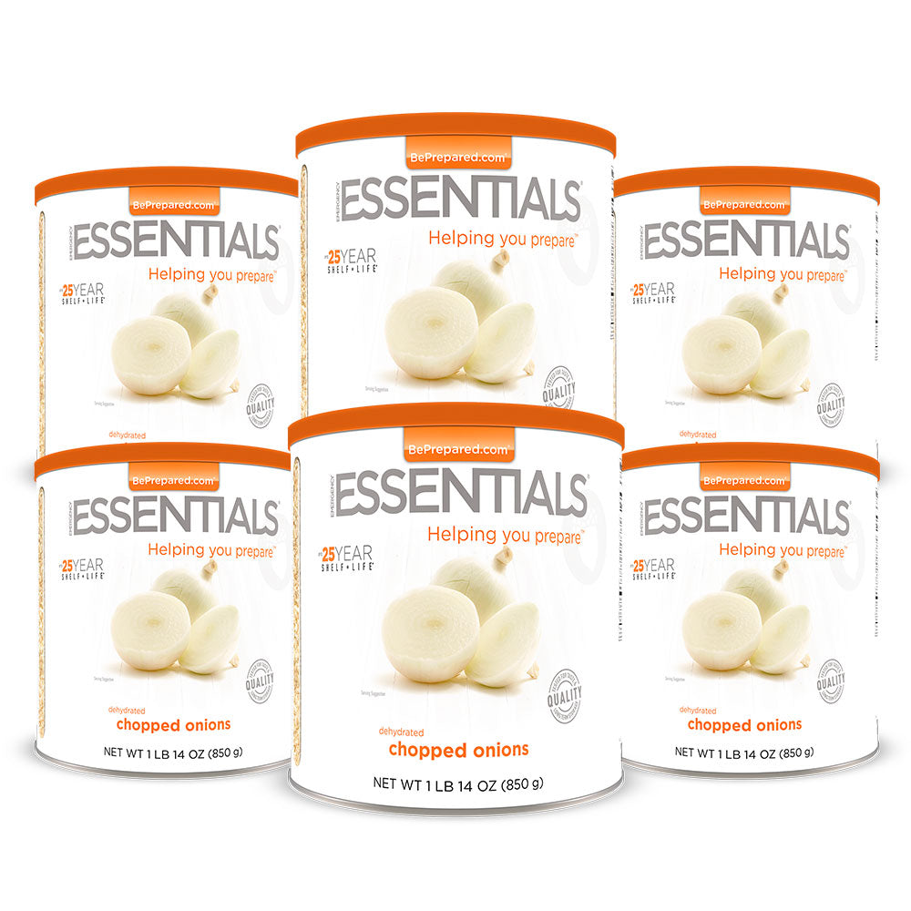 Dehydrated Chopped Onions Large #10 Can 6-Pack by Emergency Essentials®