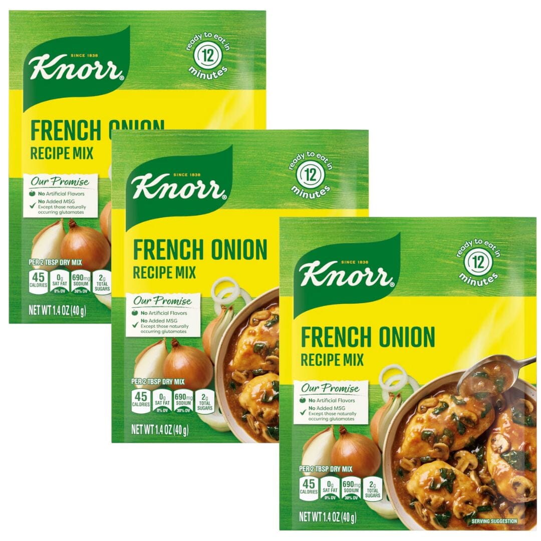 Knorr French Onion Recipe Mix 1.4 Ounce (Pack of 3)