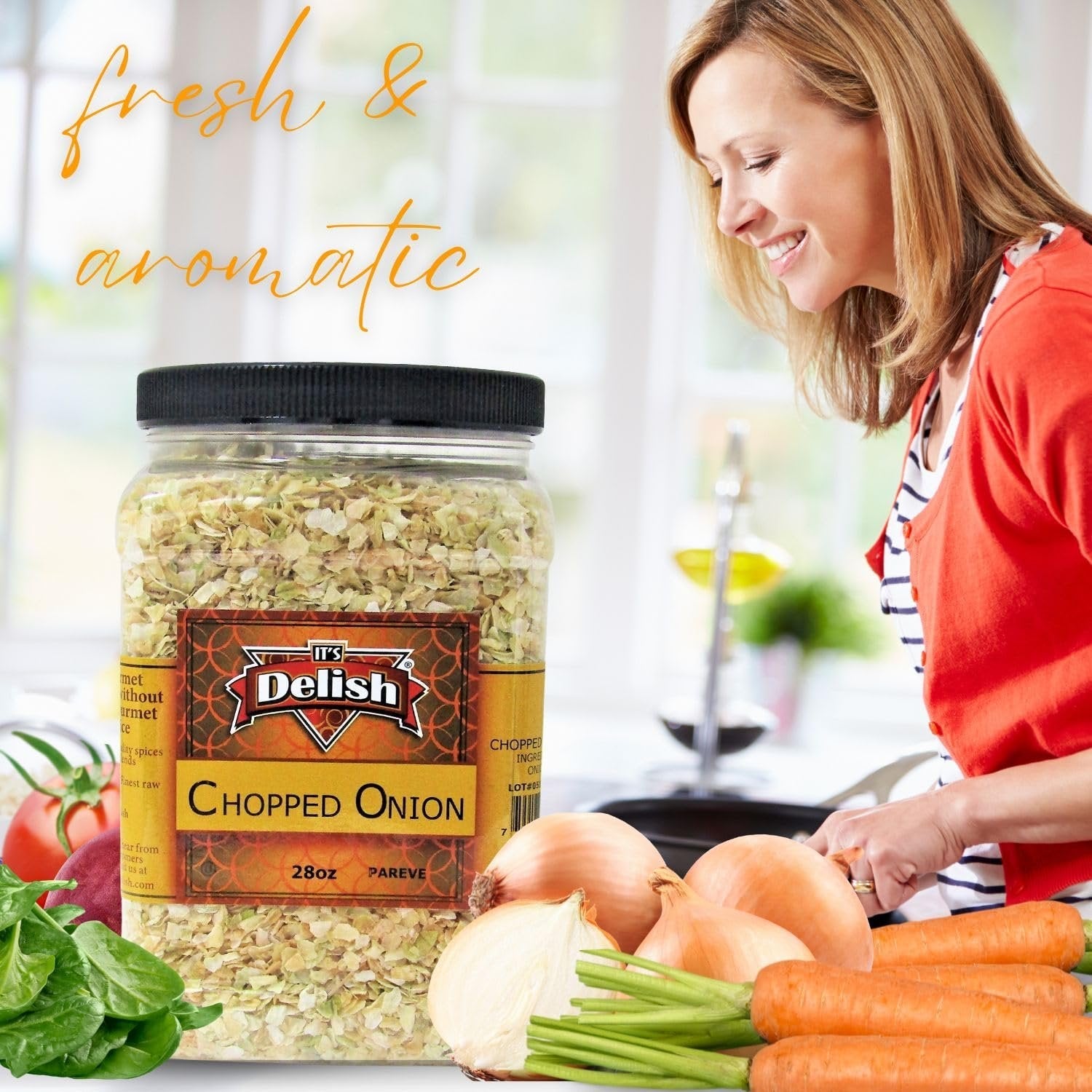 Chopped Onion 28 Oz Jumbo  Container