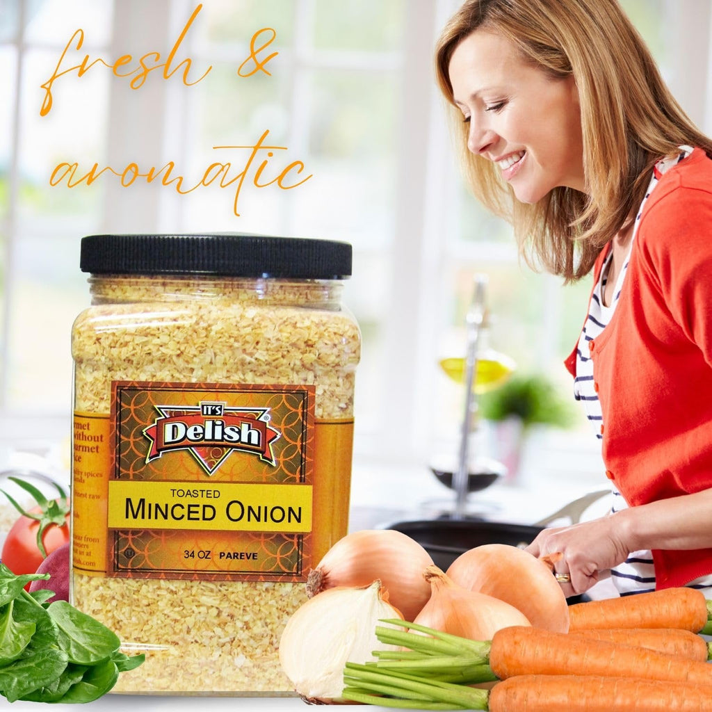 Gourmet  Dried Minced Onion 2.1 lbs Jumbo Container Jar