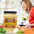 Gourmet  Dried Minced Onion 2.1 lbs Jumbo Container Jar