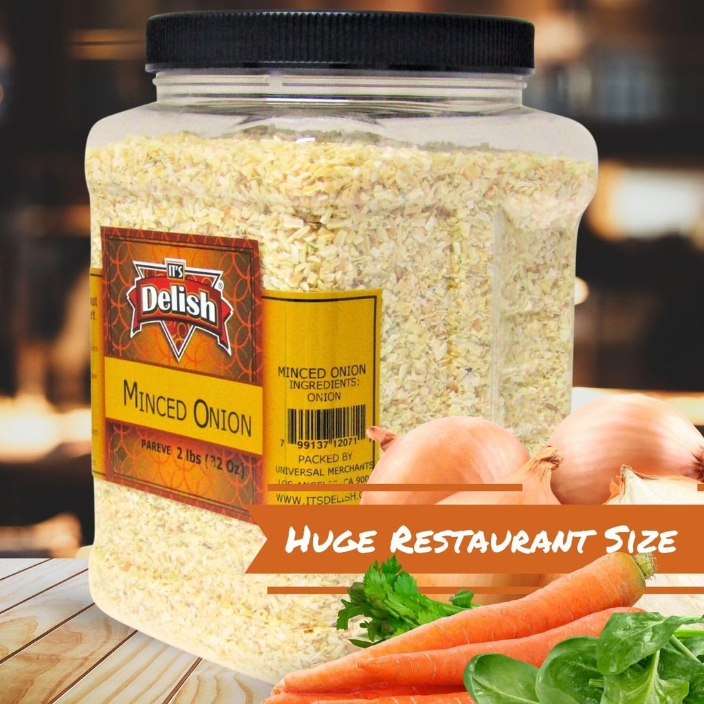 Minced Onion  2 lbs Jumbo Container Jar